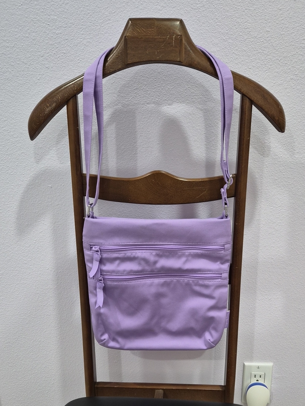 Vera Bradley Triple Zip Hipster Lavender/Lilac Bag